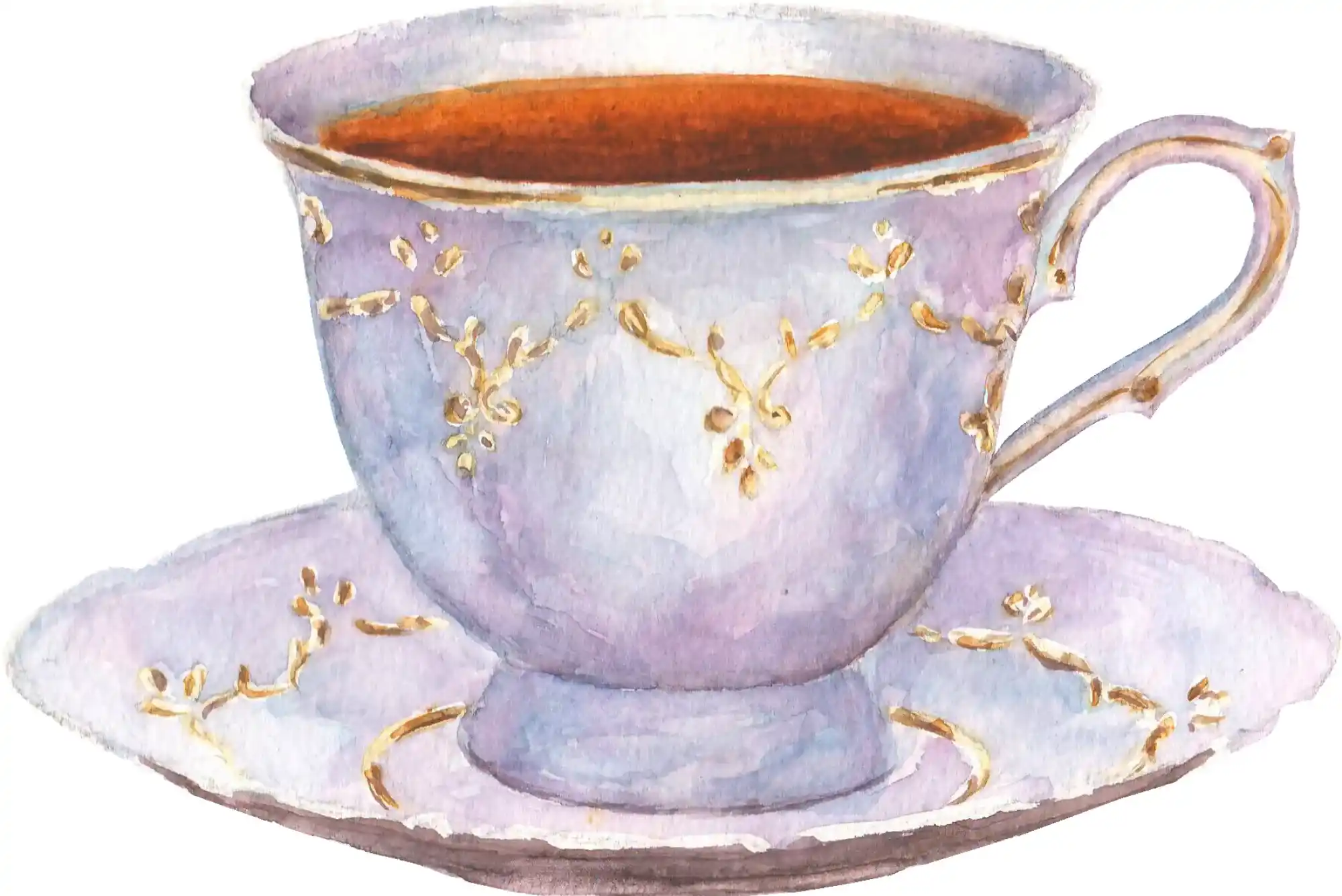 Old Fashioned Tea Cup Drawing