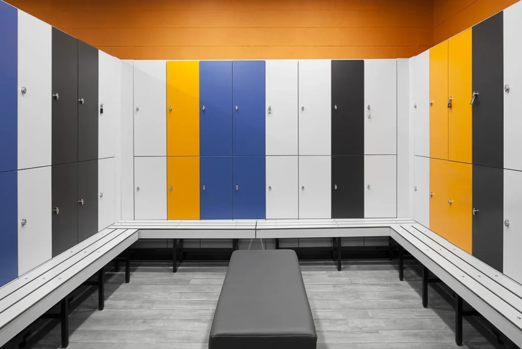 Tasteful Locker Room Design